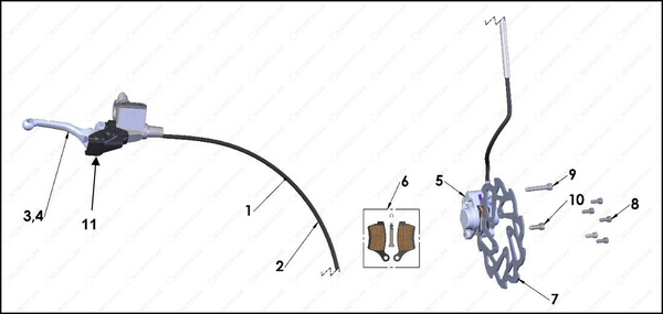 Master Cylinder Accessories, 2025 COBRA CX-50-SR