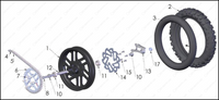 Rear Wheel, 2025 COBRA CX-50-SR