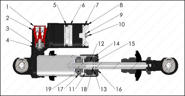 Shock – Internal, 2025 COBRA CX-50-SR