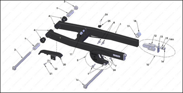 Swingarm, 2025 COBRA CX-50-SR