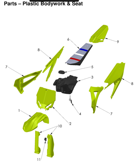 PLASTIC AND SEAT, 2026 COBRA CX-50-FWE