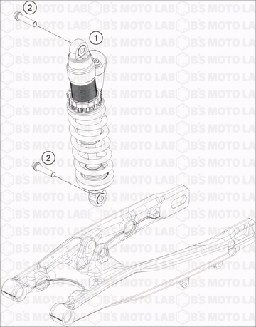 Shock Absorber, Chassis 85 SX 2023
