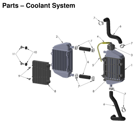 Coolant System, 2026 COBRA CX-50-JR