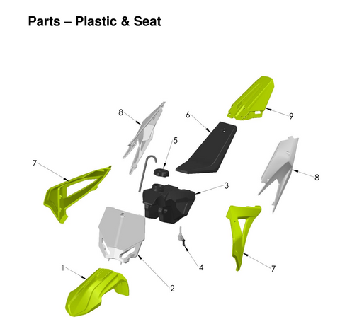 Plastic and Seat, 2026 COBRA CX-50-JR