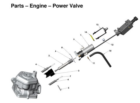 Engine - Power Valve, 2026 COBRA CX-65