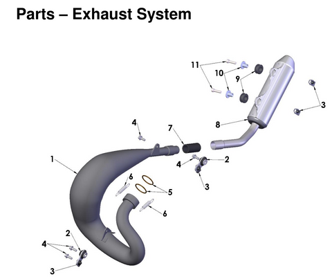 Exhaust System, 2026 COBRA CX-65
