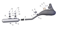 Exhaust System, 2016 Cobra CX-50-SR