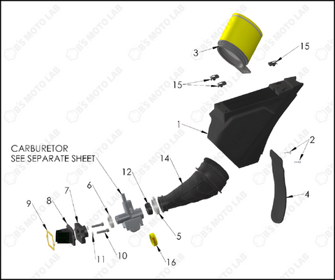 Airbox & Inlet System, 2024 Cobra 50-SR
