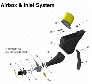 Airbox & Inlet System, 2025 COBRA CX-50-FWE