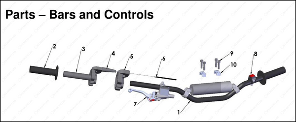 Bars and Controls, 2025 COBRA CX-50-FWE