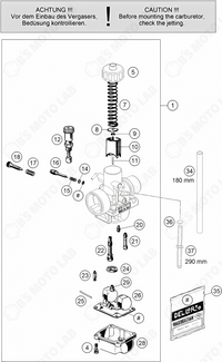 CARBURETOR, 2024 KTM 50-SX