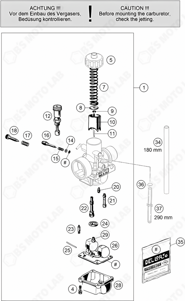 CARBURETOR, 2024 KTM 50-SX