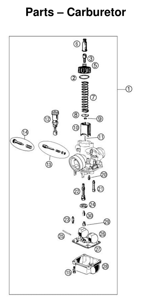 Carburetor, 2026 COBRA CX-50-SR