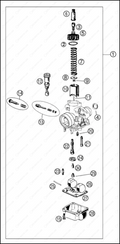 Carburetor, 2025 COBRA CX-50-JR