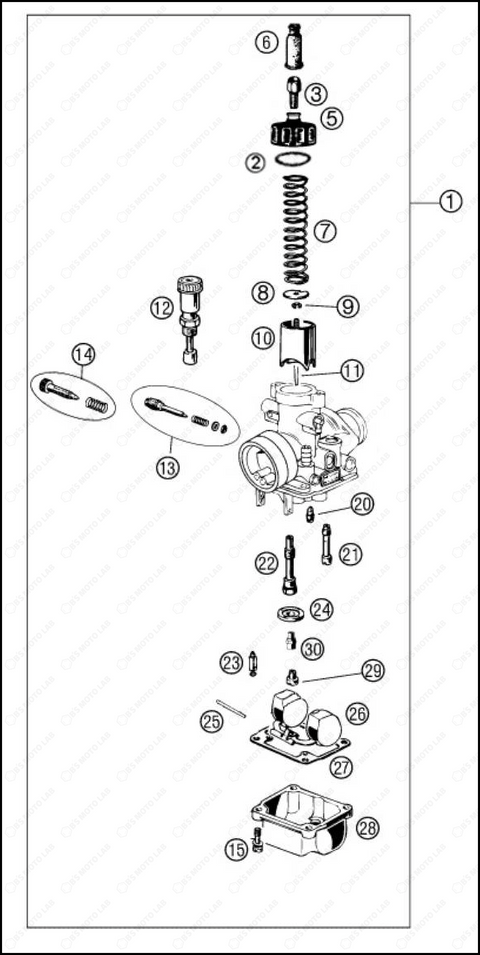 Carburetor, 2024 COBRA CX-50-FWE-ANN