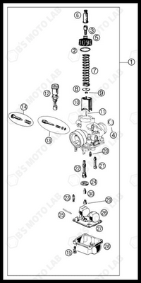 Carburetor, 2024 Cobra CX-50-JR