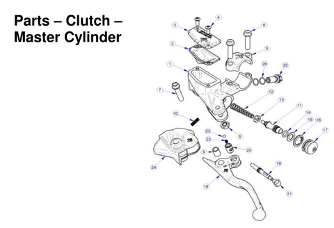 Clutch-Master Cylinder, 2027 COBRA CX65