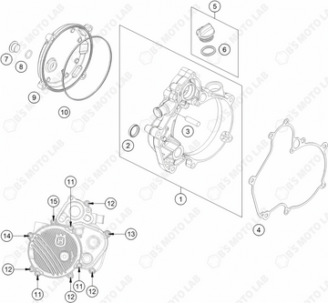 CLUTCH COVER, 2024 Husquvarna TC-50