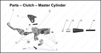 Clutch – Master Cylinder, 2025 COBRA CX-65