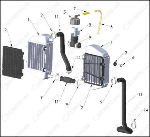 Coolant System, 2024 Cobra 50-SR