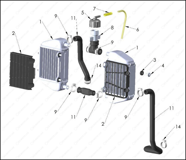 Coolant System, 2025 COBRA CX-50-SR