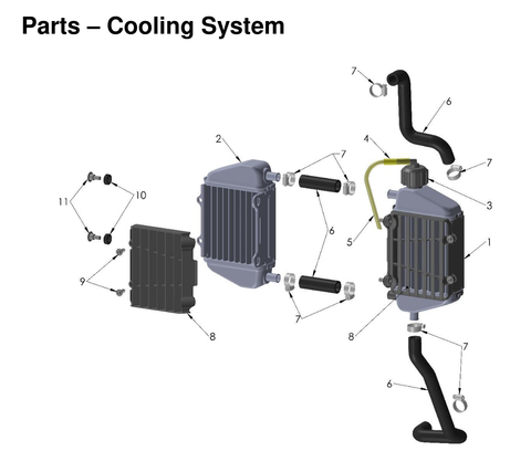 Cooling System, 2027 COBRA CX50 JR