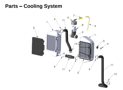 Cooling System, 2027 COBRA CX50 FWE
