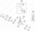 CRANKSHAFT, PISTON, 2024 KTM 50-SX