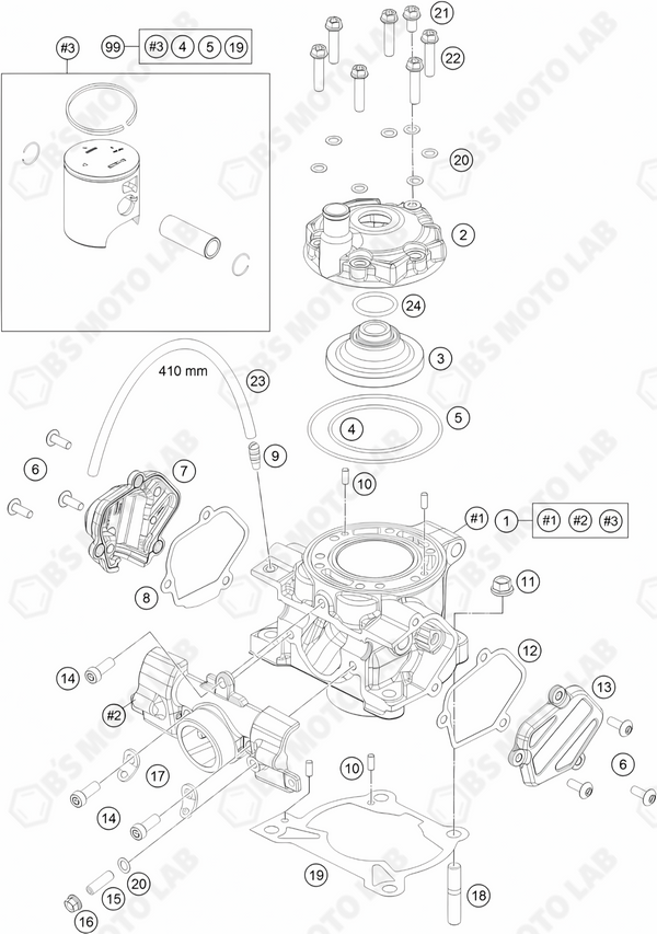 CYLINDER, 2024 GasGas MC-85-17/14