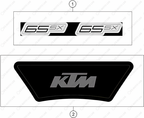 DECAL, 2024 KTM 65-SX