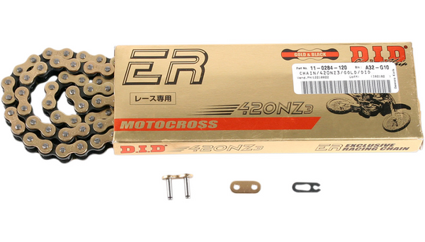 D.I.D CHAIN 420NZ3 X 120 BLK/GLD