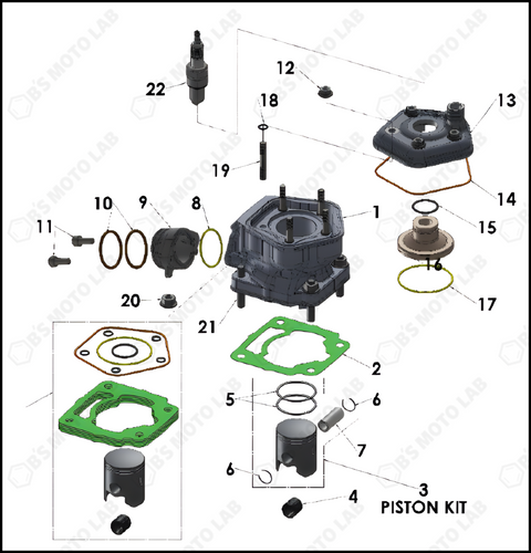 Engine – Top End, 2024 Cobra 50-SR