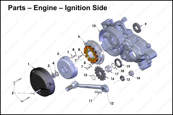 Ignition Side Engine Components, 2025 COBRA CX-65