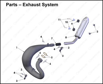 Exhaust System, 2025 COBRA CX-65