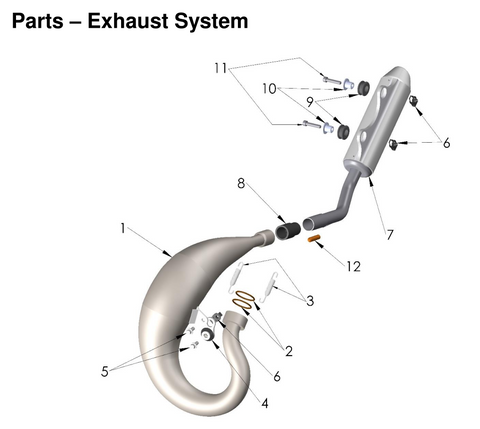Exhaust System, 2026 COBRA CX-50-SR