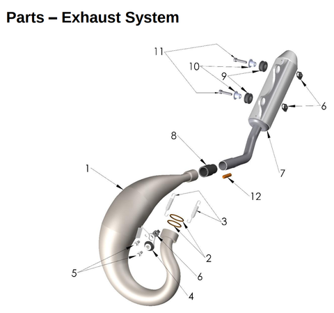 Exhaust System, 2027 COBRA CX50 FWE
