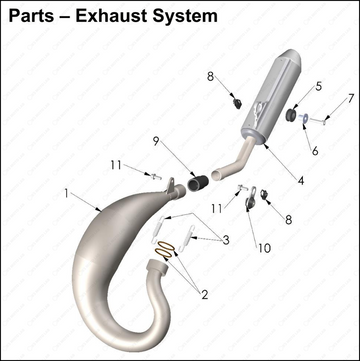 Exhaust System, 2025 COBRA CX-50-JR