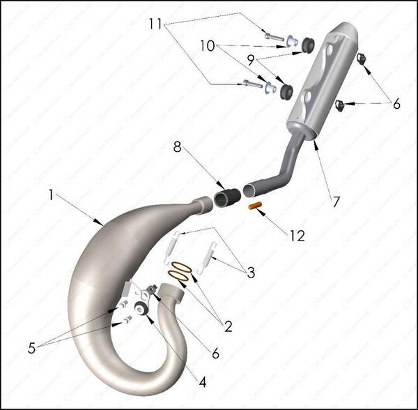 Exhaust System, 2025 COBRA CX-50-SR