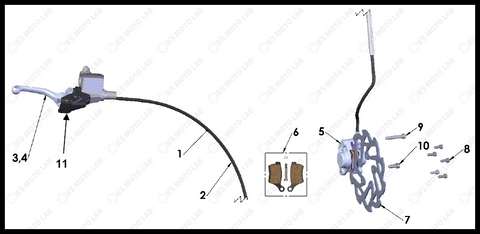 Front Brakes, 2024 COBRA 50-SR