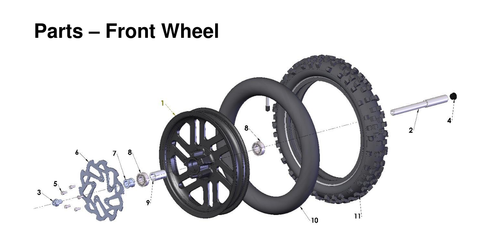 Front Wheel, 2027 COBRA CX50 JR