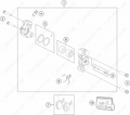 FRONT BRAKE CALIPER, 2024 KTM SX-50-F