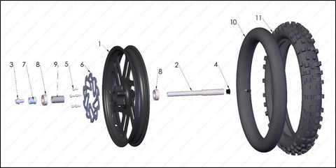 Front Wheel, 2024 COBRA CX-50-FWE-ANN