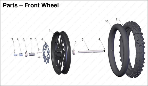 Front Wheel, 2025 COBRA CX-50-FWE