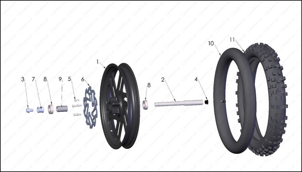 Front Wheel, 2025 COBRA CX-5E