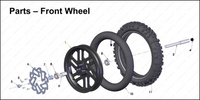 Front Wheel, 2025 COBRA CX-50-JR