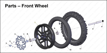 Front Wheel, 2025 COBRA CX-50-JR