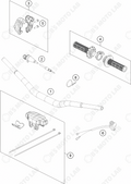 HANDLEBAR, CONTROLS, 2024 Husquvarna TC-50