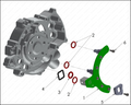 Motor System – Wire Side, 2025 COBRA CX-5E