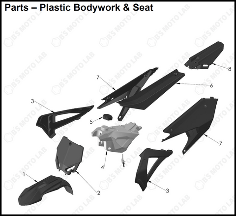 Plastic Bodywork & Seat, 2023 Cobra CX-65