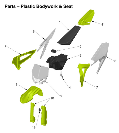 Plastic and Seat, 2026 COBRA CX-50-SR